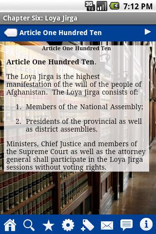 Constitution of Afghanistan Android Reference