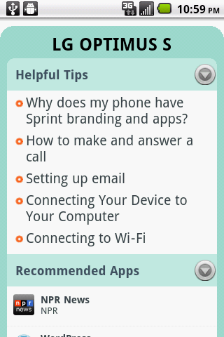 CREDO Tips Android Reference