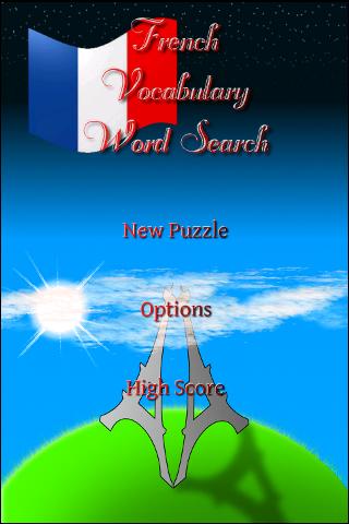 French Vocabulary WordSearch