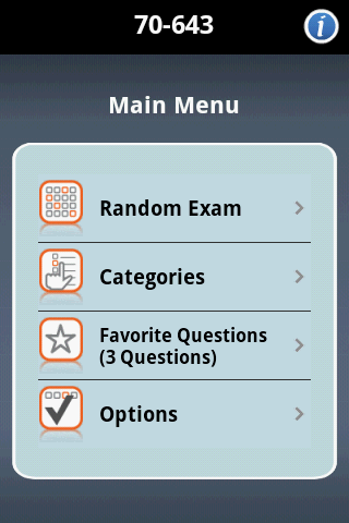 MCTS 70-643 Cert Flash Cards Android Reference