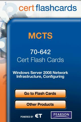 MCTS 70-642 Cert Flash Cards