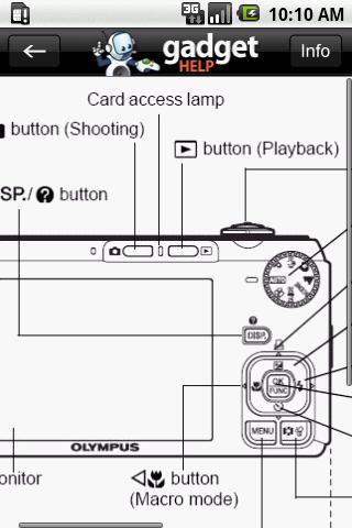 Olympus FE340 – Gadget Help Android Reference