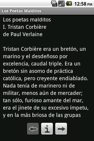 Los Poetas Malditos Android Reference