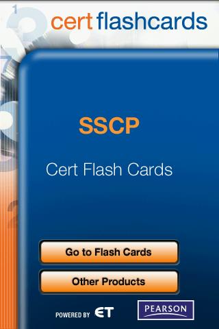 SSCP Cert Flash Cards