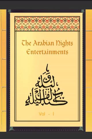 Arabian Nights Entertainm Vol I