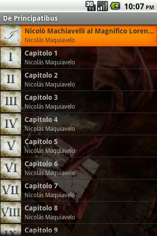 De Principatibus – Maquiavelo Android Reference