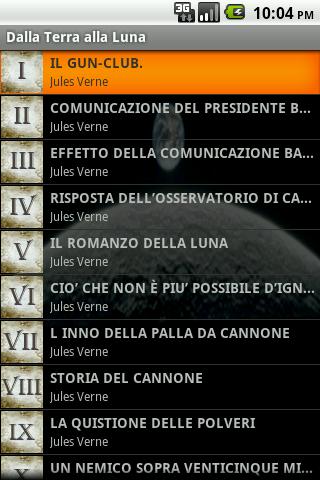 Dalla Terra alla Luna – Verne Android Reference