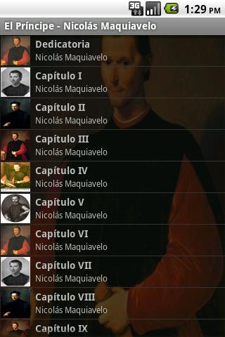 El Príncipe – Maquiavelo Android Reference
