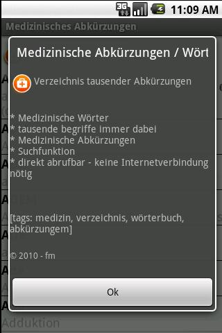 Medizinische Abkürzungen Android Reference