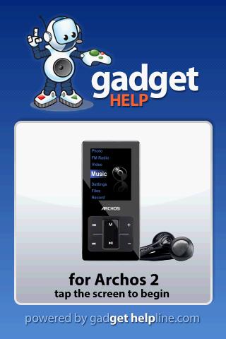 Archos 2  Gadget Help