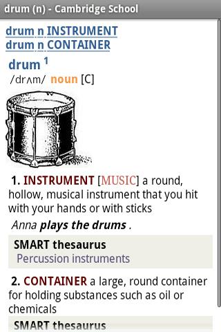 Cambridge School Dictionary Android Reference