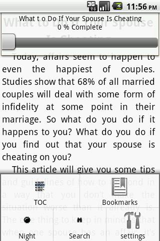 Cheating Spouse Resolutions Android Reference