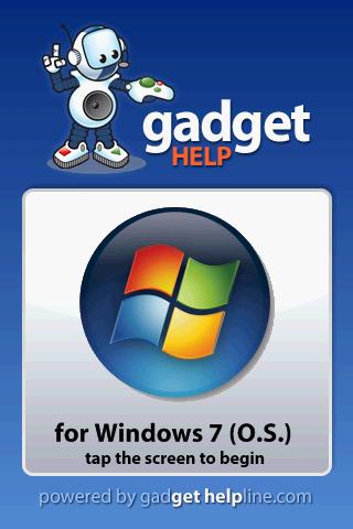 Windows 7 O.S.  Gadget Help