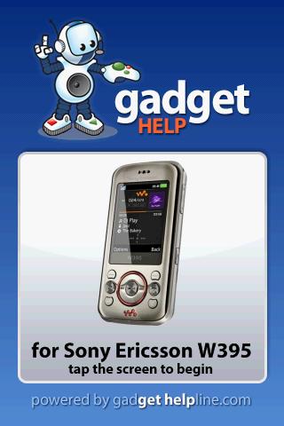 Sony E W395 – Gadget Help Android Reference