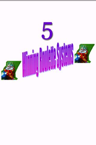 5 Winning Roulette Systems Android Reference