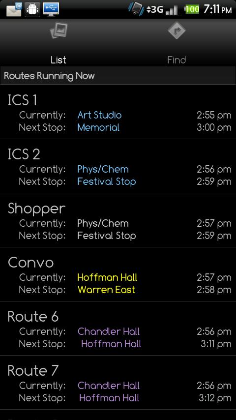 JMU Bus Schedule- Lite Version