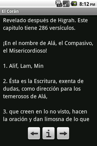 El Corán – El libro del Islam Android Reference