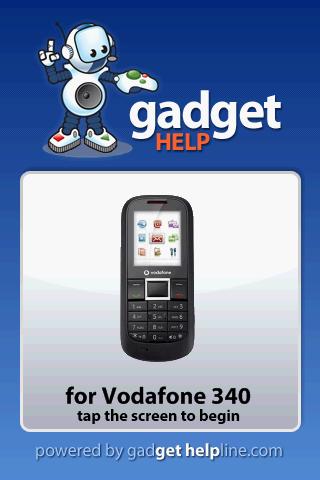 Vodafone 340  Gadget Help