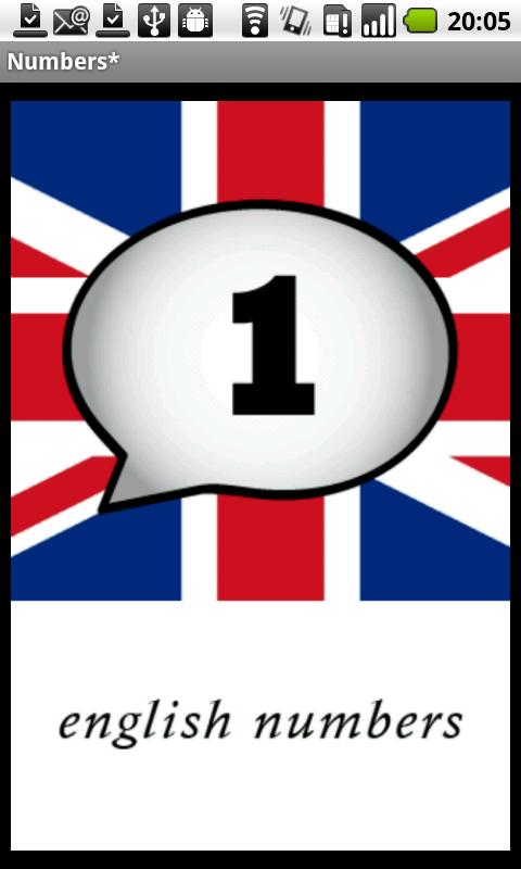 English Numbers Android Education