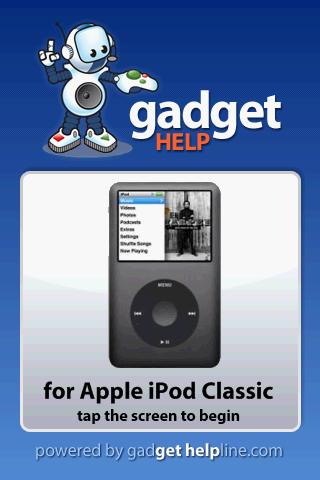 iPod Classic  Gadget Help