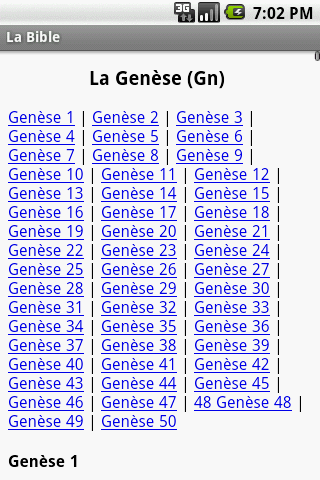 La Bible (Louis Segond 1910) Android Reference