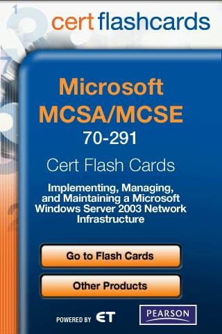 MCSA/MCSE 70-291 Flash Cards Android Reference