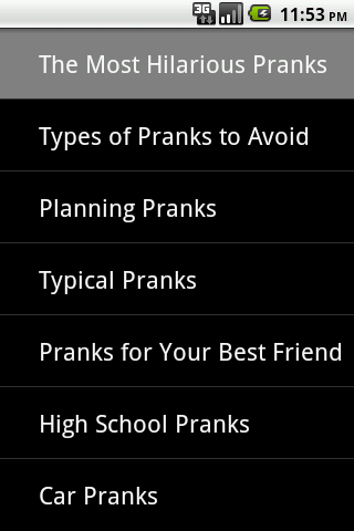 The Most Hilarious Pranks Android Reference