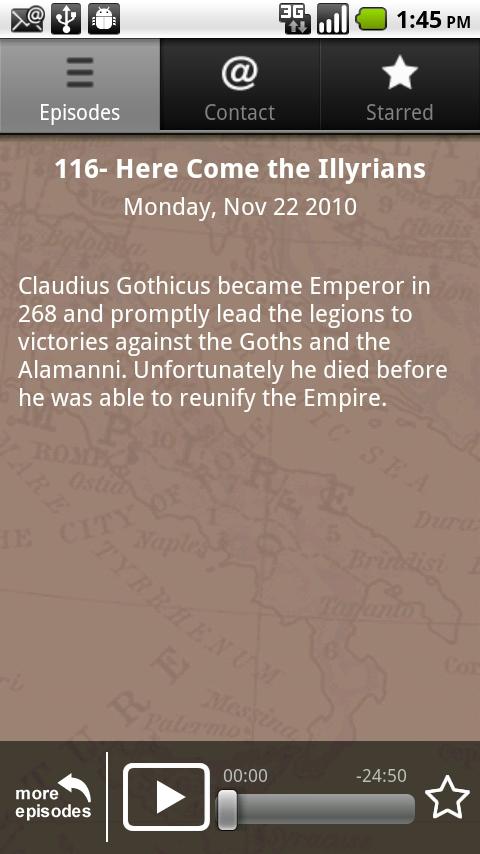 The History of Rome Android Reference