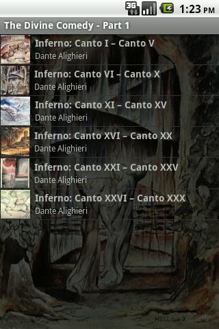 The Divine Comedy – Part 1 Android Reference