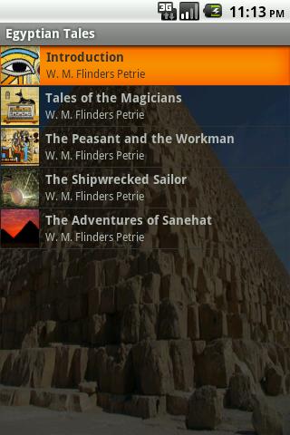 Egyptian Tales – AudioEbook Android Reference