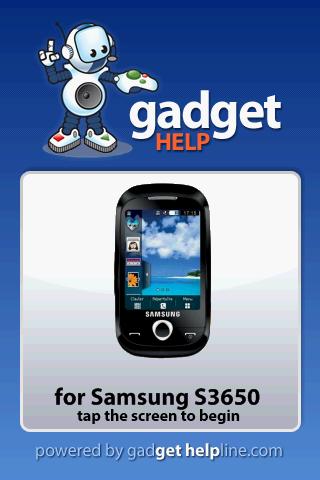 Samsung S3650  Gadget Help