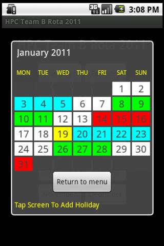 HPC B Rota 2011 Android Reference