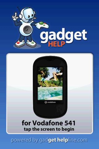 Vodafone 541 – Gadget Help Android Reference