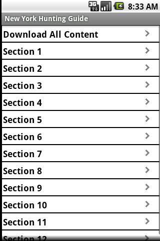 New York Hunting Guide Android Reference