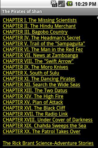 The Pirates of Shan Android Reference