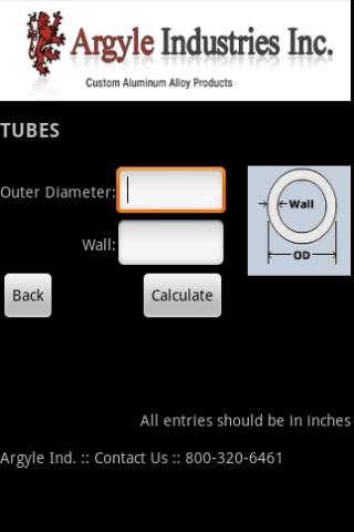 Aluminum Weight Calculator Android Reference