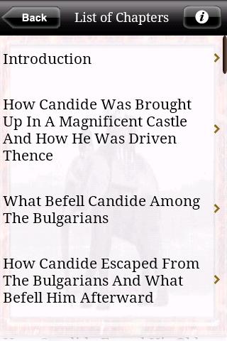 Candide Android Reference