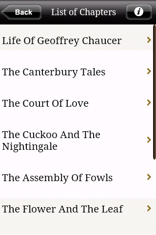Canterbury Tales And Other Poe Android Reference