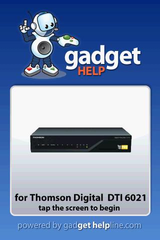 Thomson DTI 6021  Gadget Help