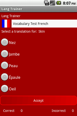 Lang Trainer – French Android Education