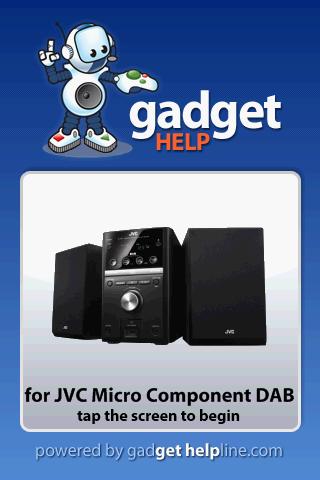 JVC Micro DAB  Gadget Help