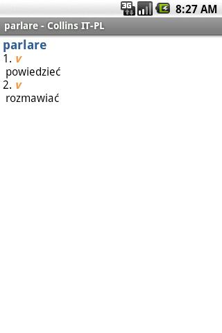 Italian<>Polish Mini Android Reference