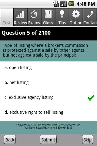Real Estate Broker Exam Pro Android Reference