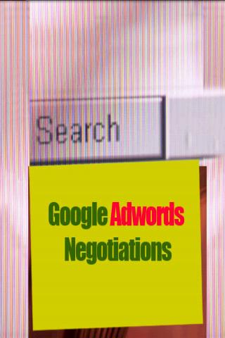 Google Adwords Negotiations