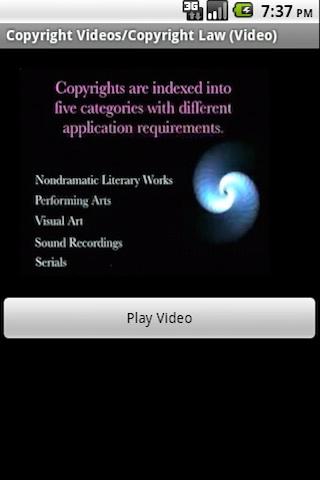 Copyright Registration Android Reference