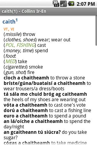 Collins Pocket Irish Android Reference