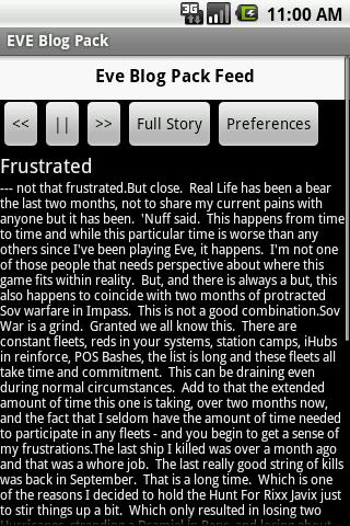 EVE Blog Pack Android Reference