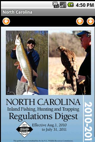 North Carolina Wildlife Regs Android Reference