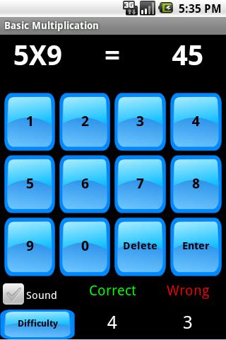 Multiplication Android Education