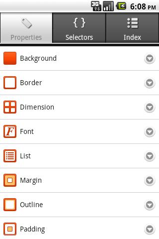 CSS Reference Pro Android Reference